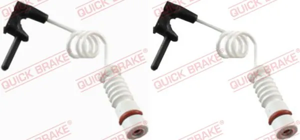 Warning Contact, brake pad wear